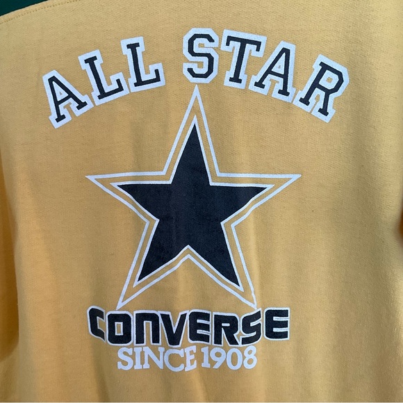 Vintage 80s Converse All Star Short Sleeve Sweatshirt - Picture 2 of 6